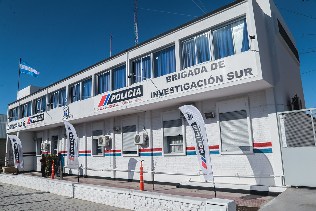 Frente de la Brigada de Investigación Sur de la Policía de San Juan