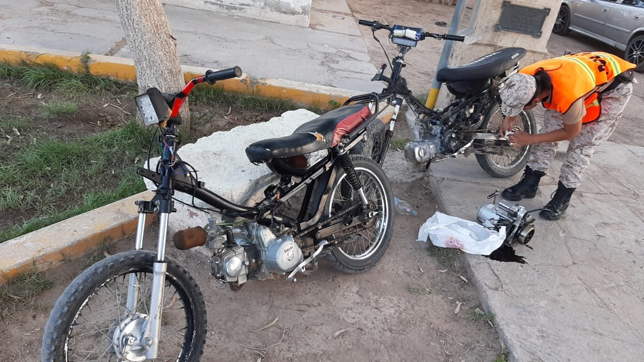 Tres detenidos por tenencia de motocicletas con falsas identificaciones en Albardón