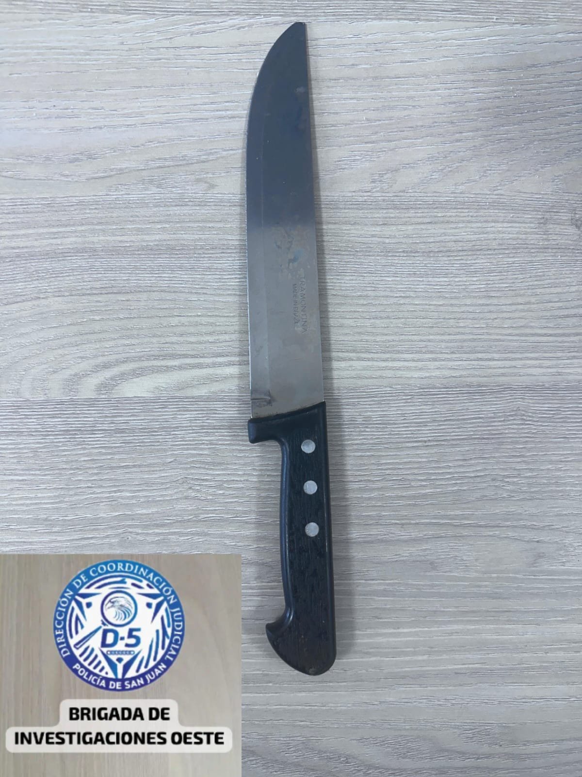 Robo con arma blanca en Rawson: dos detenidos y armas secuestradas