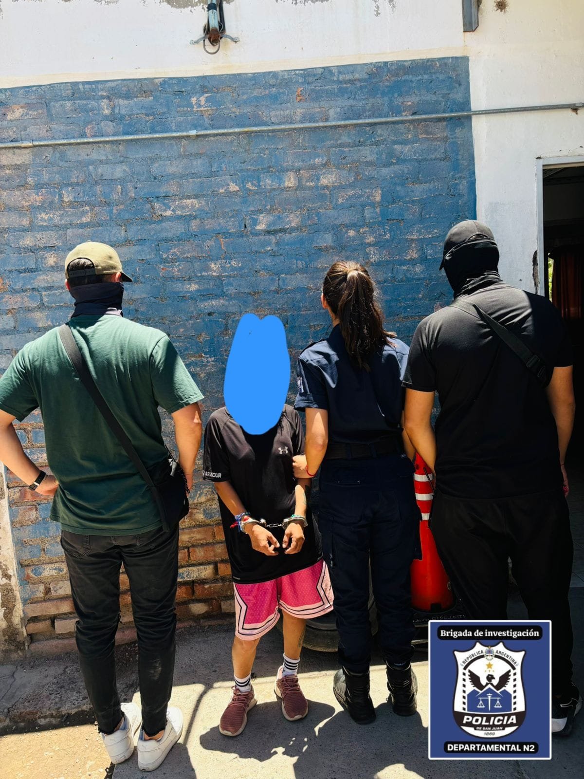 Mujer detenida por lesiones agravadas con arma de fuego en Chimbas