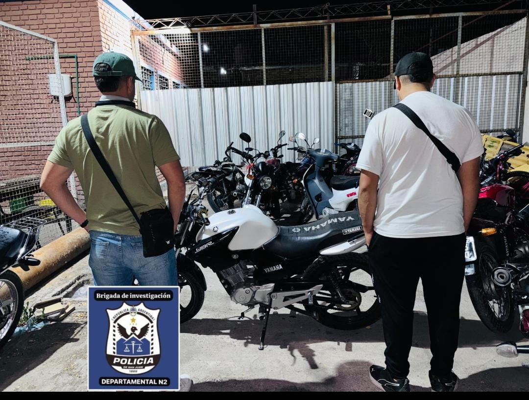 Recuperan moto robada en Chimbas tras investigación