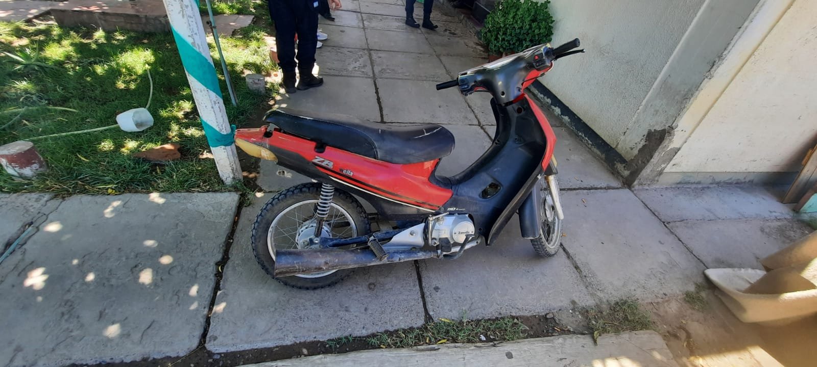 Recuperan motocicleta con pedido de secuestro en Pocito