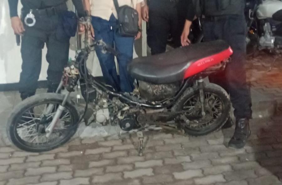 Recuperación de motocicleta robada en Casuarinas