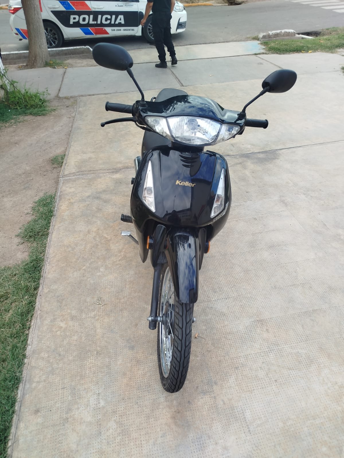 Recuperan motocicleta robada en Rivadavia