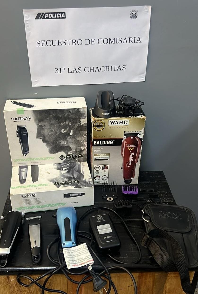 Detenido por robo de elementos de peluquería en Las Chacritas