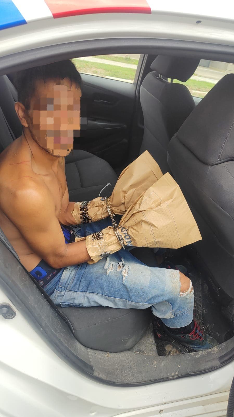 Aprehendido por robo a mano armada en La Bebida