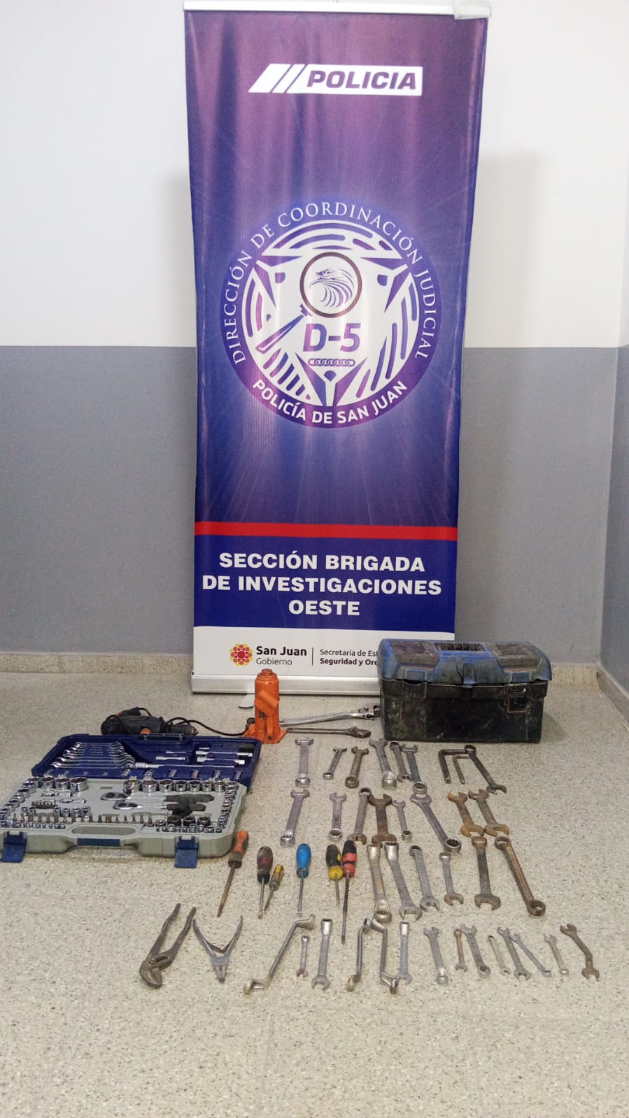 Recuperaron un importante lote de herramientas que había sido robado y era ofrecido a la venta