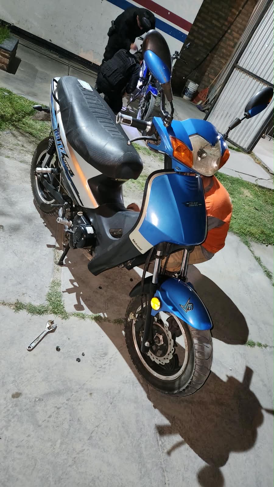 Le robaron la moto a un Didi y la policía la recuperó minutos después en Pocito