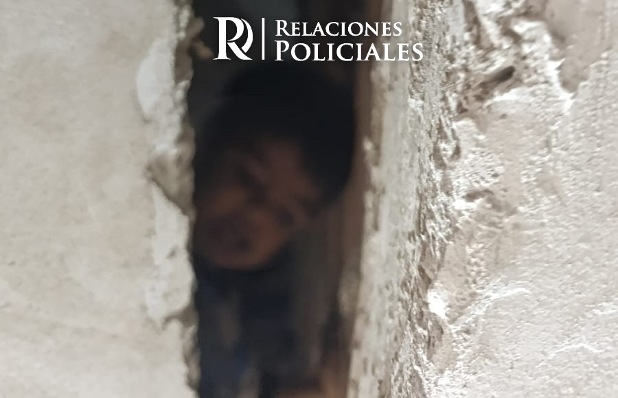 Policías rescataron a un nene de 3 años que quedó atrapado en una parrilla en Santa Lucía
