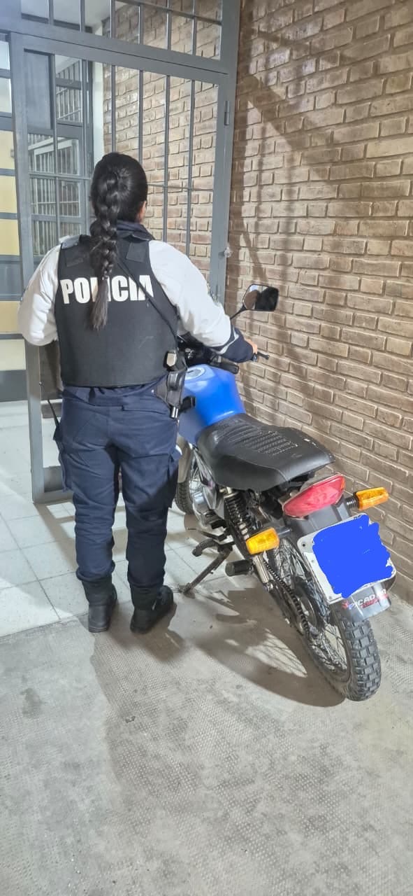 25 de Mayo: secuestraron una moto con motor y cuadros adulterados