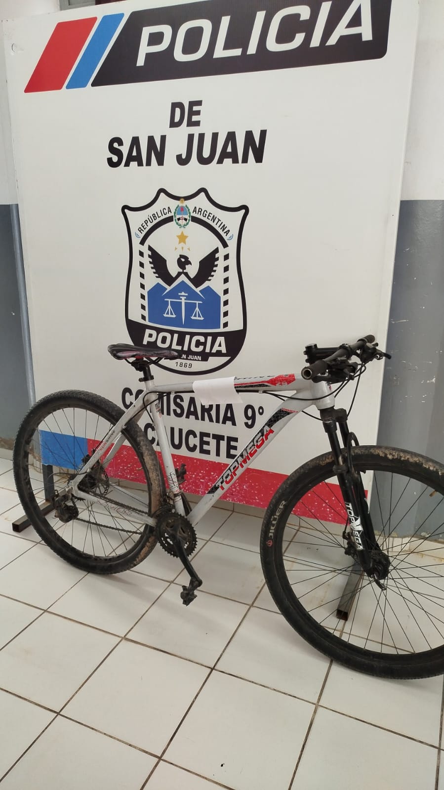 Santa Lucía: recuperaron una bicicleta sustraída en la vía pública