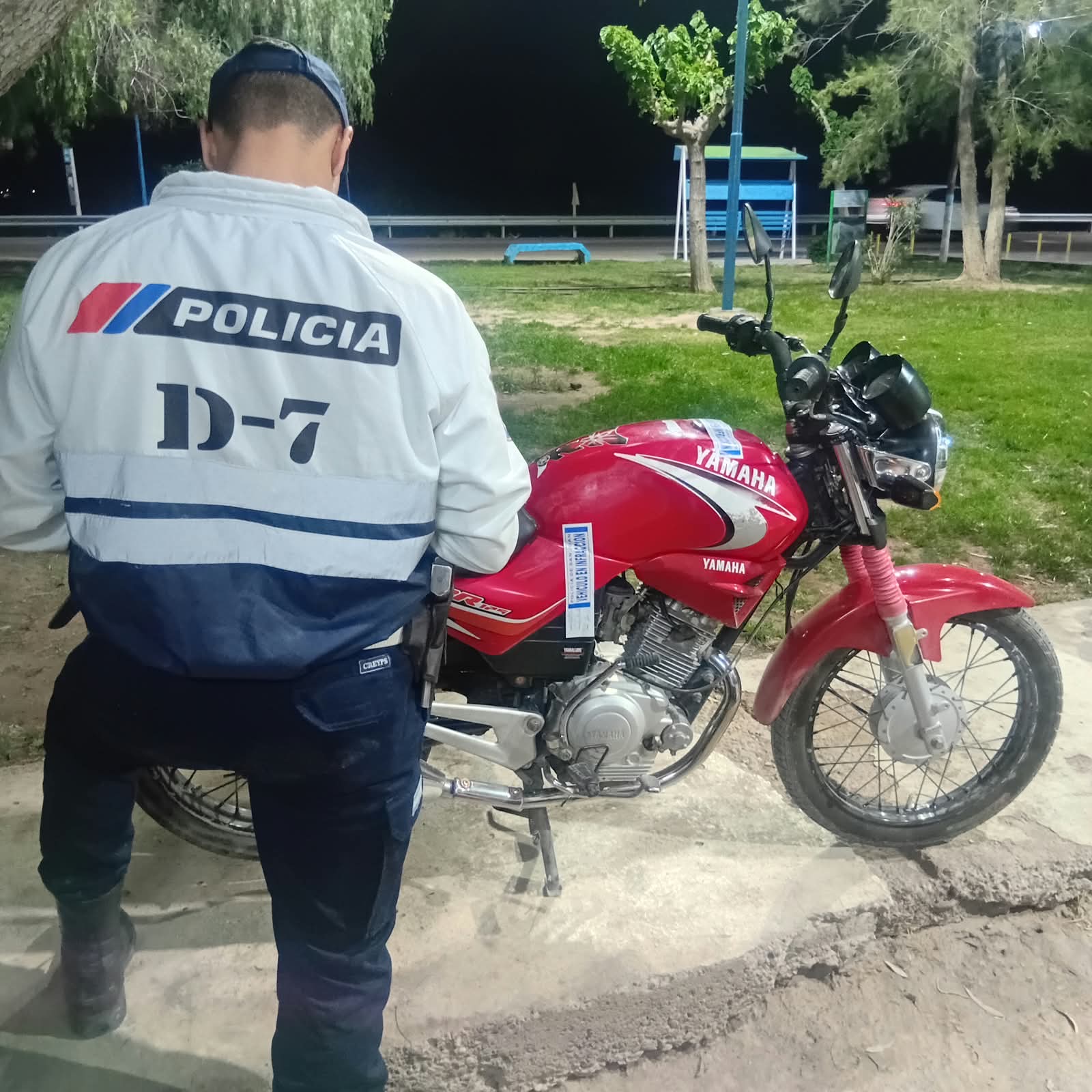 Recuperaron en 25 de Mayo una moto con pedido de captura por robo