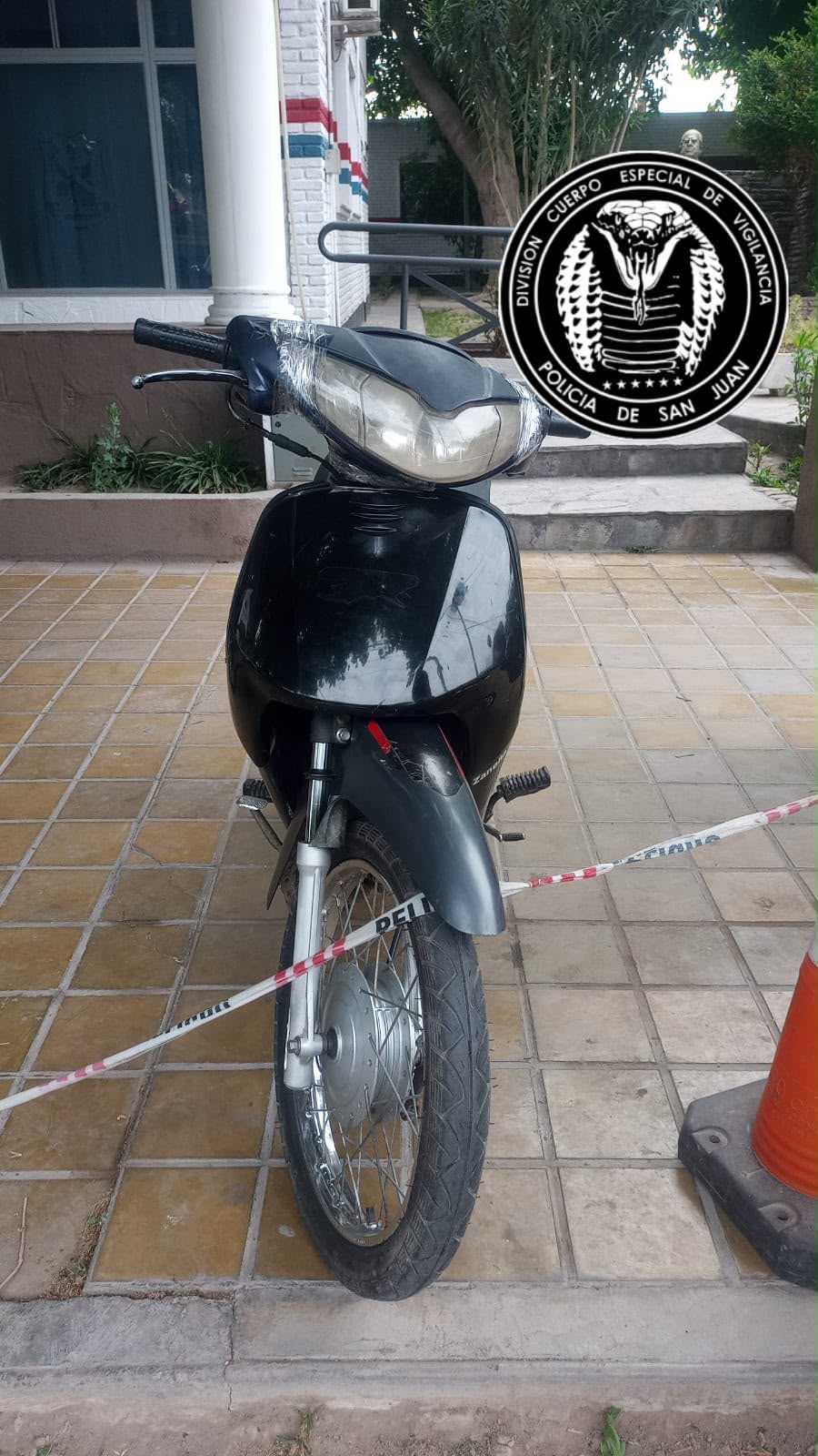 Lo atraparon con una moto con el tambor violentado y sin papeles en Capital