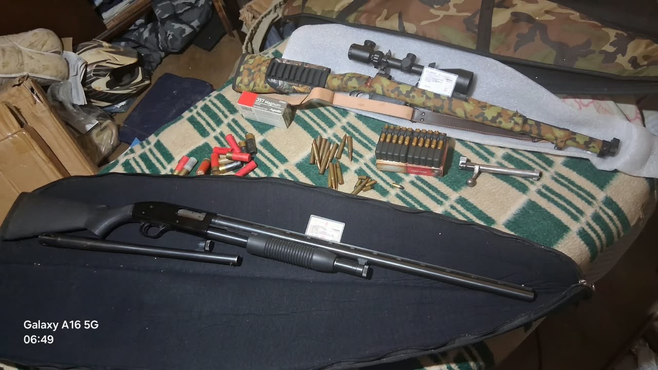 Allanamiento positivo en Rawson: secuestraron un arsenal de armas en una vivienda